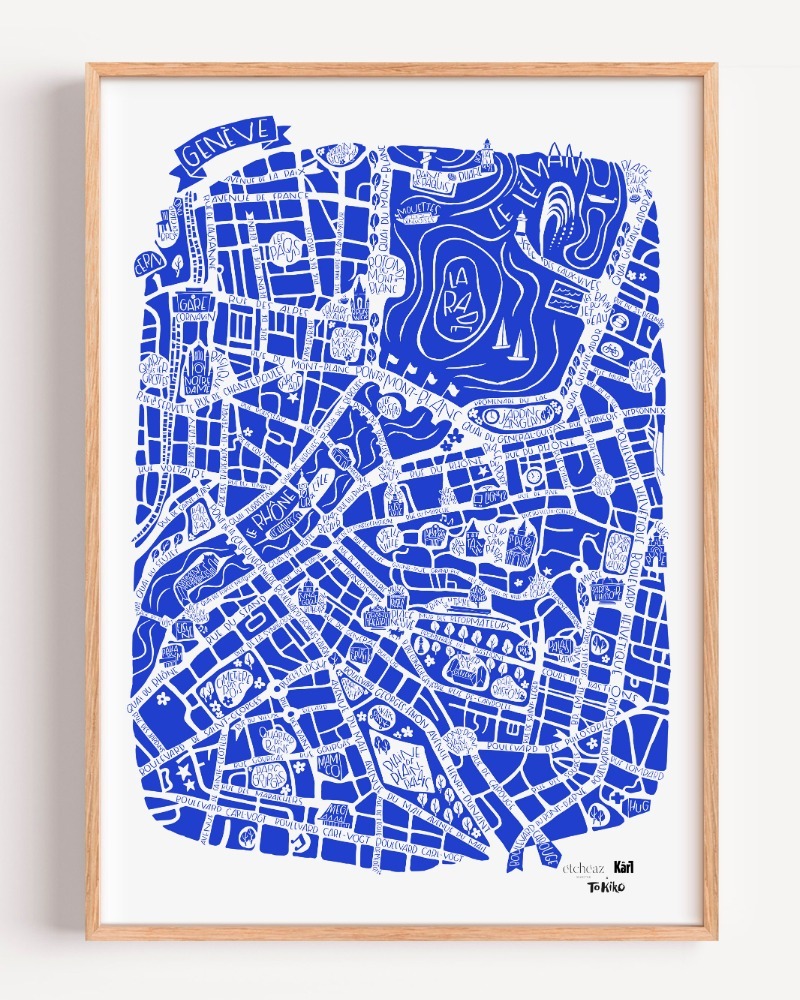 Tokiko Geneva poster, exclusive Etcheaz edition