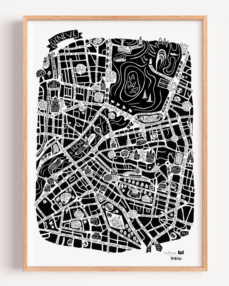 Tokiko Geneva poster, exclusive Etcheaz edition