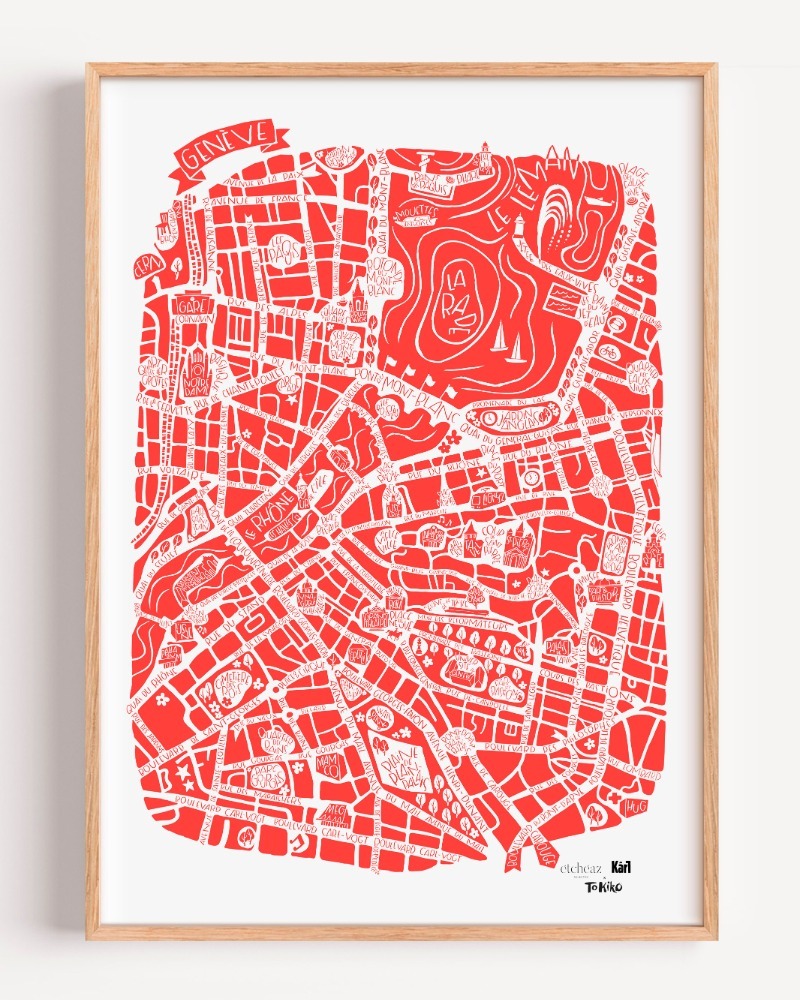 Tokiko Geneva poster, exclusive Etcheaz edition