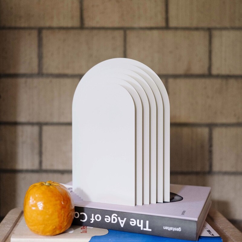 Unique design Table Lamp by Atelier Presse citron in metal white, available at etcheaz switzerland