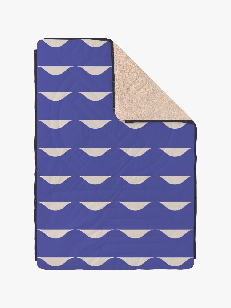 VOITED Blue Hour blanket, recycled CloudTouch fleece outdoor throw