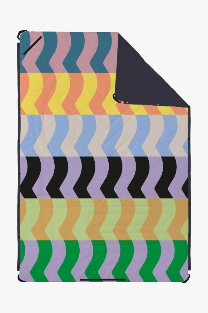 VOITED Beach Blanket dual-side: micro-fleece and Ripstop REPREVE fabric