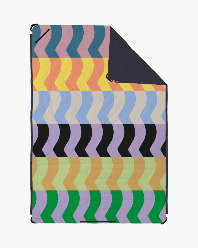 VOITED Beach Blanket dual-side: micro-fleece and Ripstop REPREVE fabric