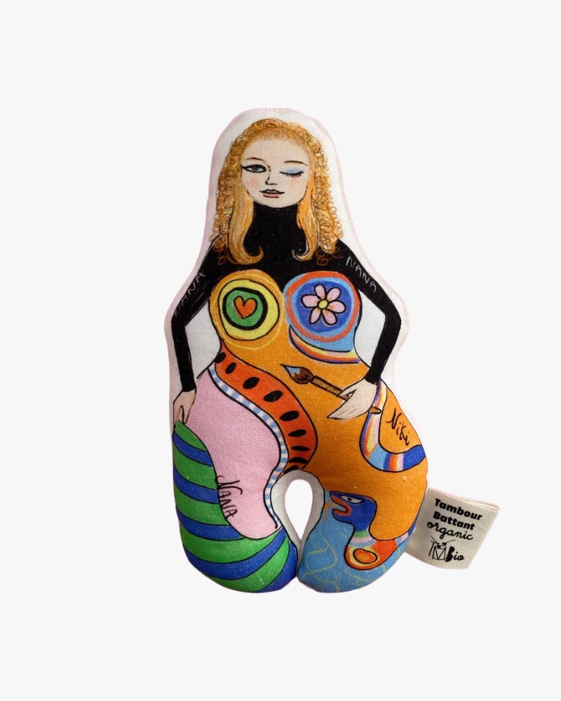 baby rattle Niki de Saint Phalle organic cotton | etcheaz Switzerland