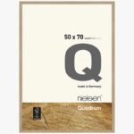 Frame large-format art prints with confidence. The Nielsen Quadrum 50×70 cm in oak offers FSC-certified wood, deep rebate & float glass. A statement frame, made in Germany.